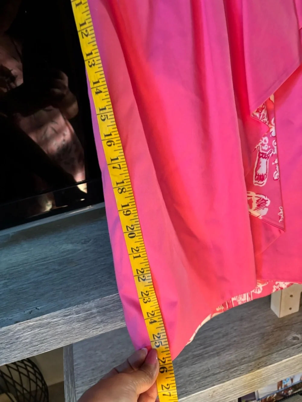 Lilly Pulitzer Pink Strapless Pearl-Embellished Faux-Wrap Dress - Picture 6 of 12
